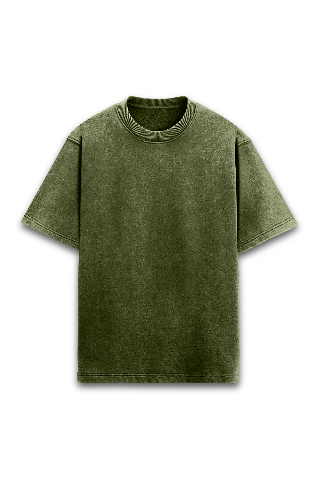 Übergroßes Unisex-T-Shirt im Acid-Wash-Stil