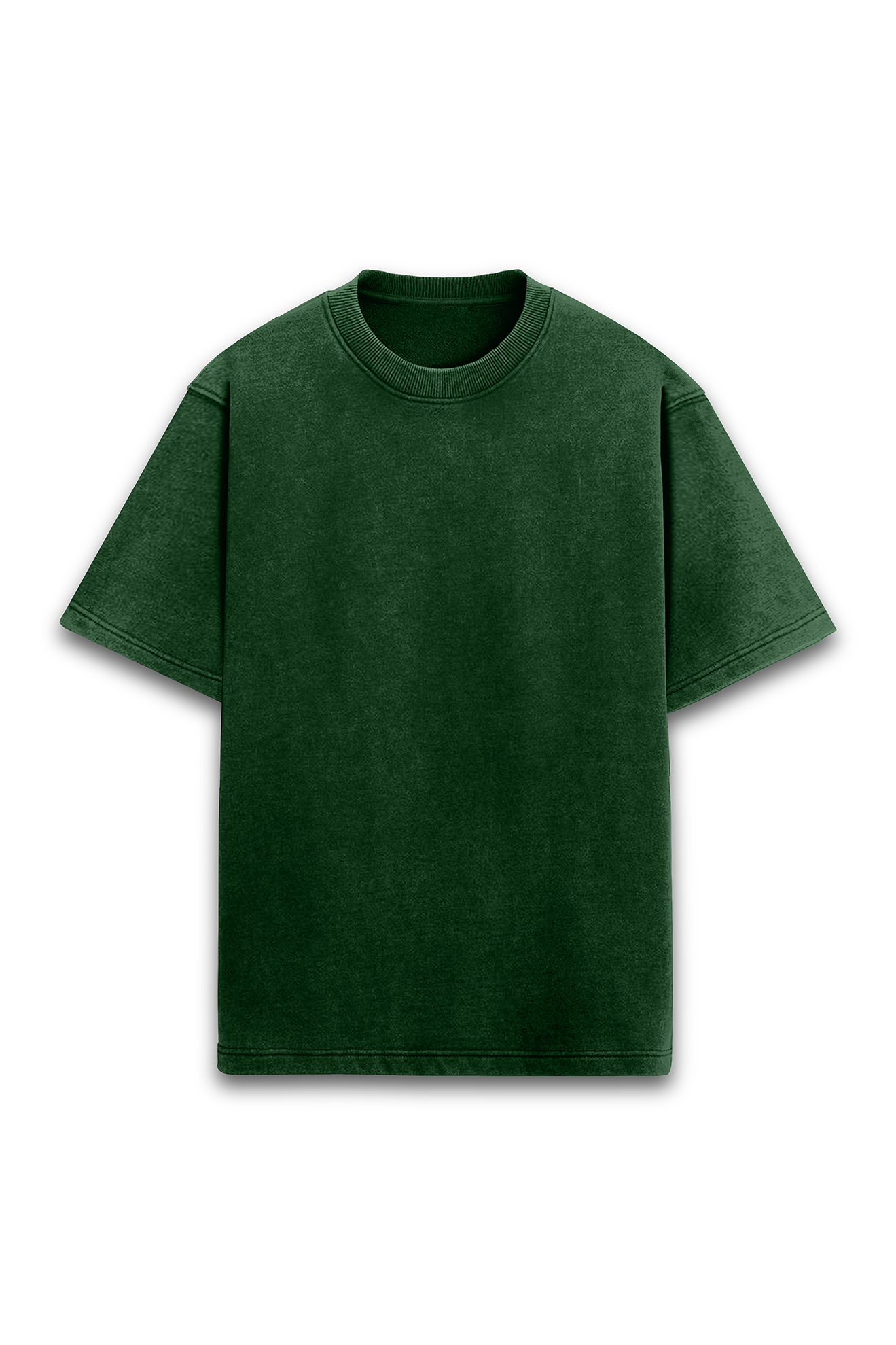 Übergroßes Unisex-T-Shirt im Acid-Wash-Stil