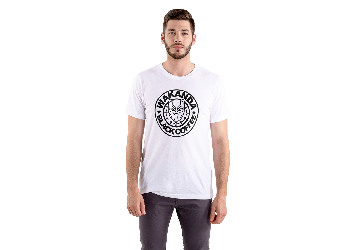 Wakanda Black Coffee T-Shirt - arkkart