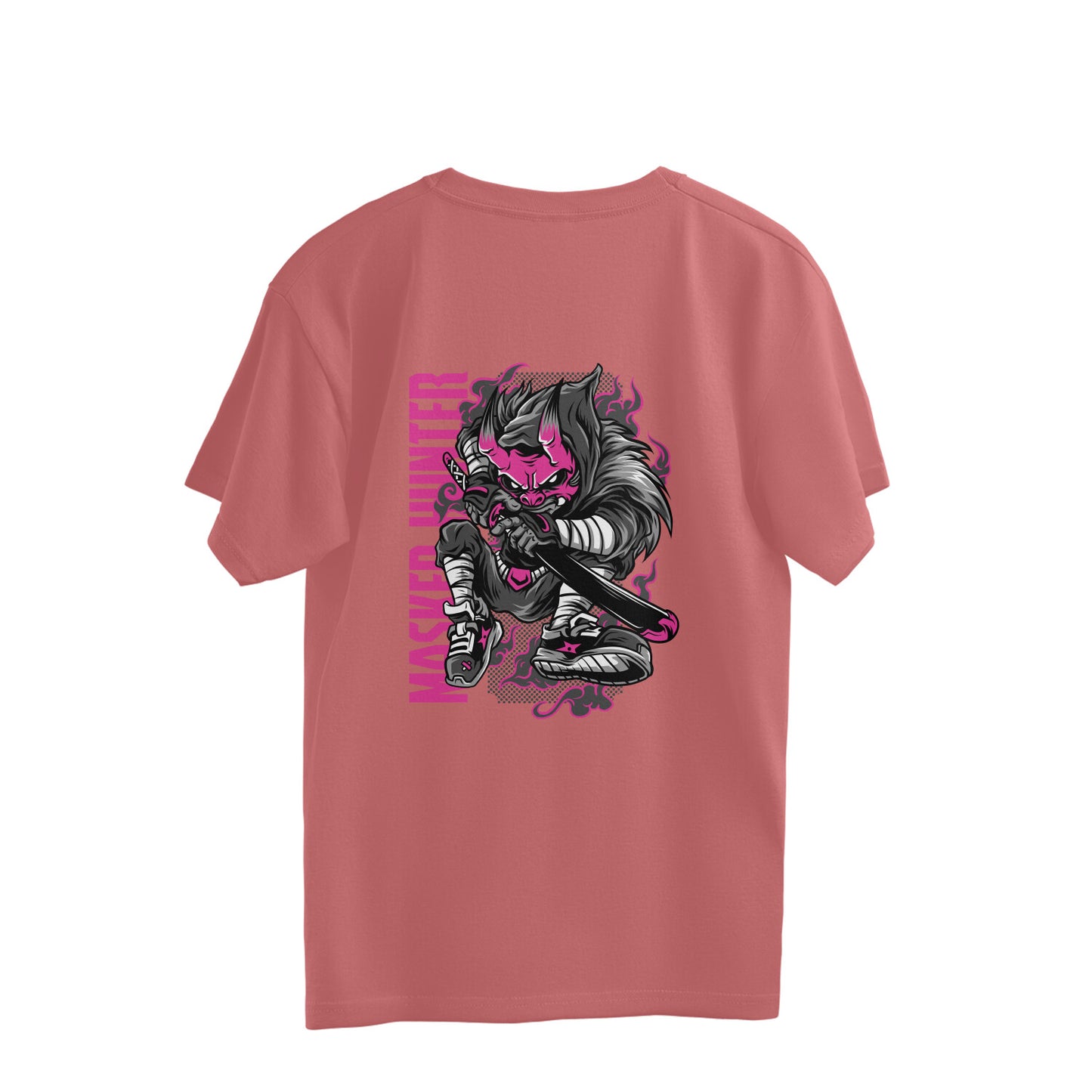 Men's Back Printed Oversized T-shirt