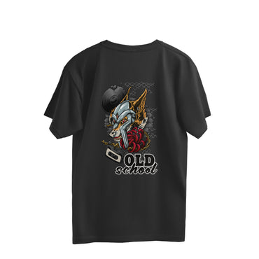 Men's Back Printed Oversized T-shirt