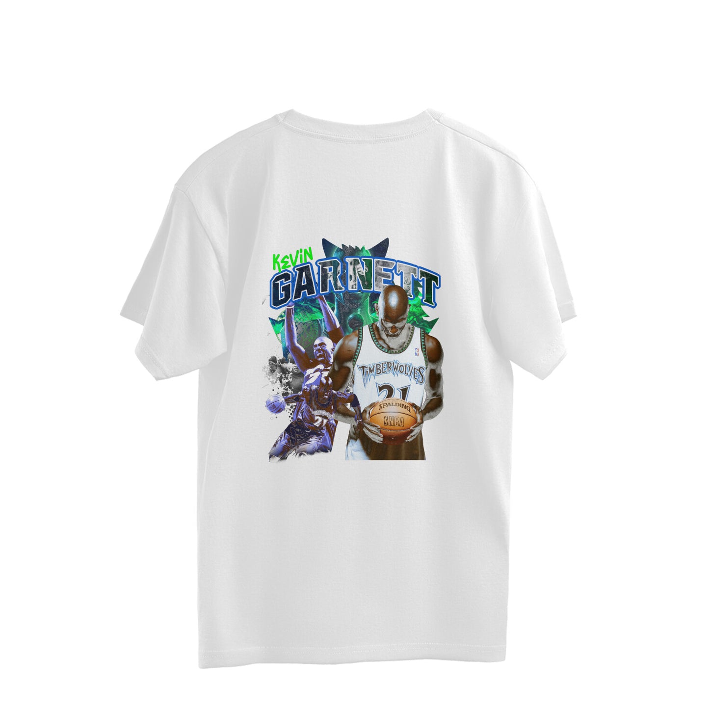 Men's Back Printed Oversized T-shirt