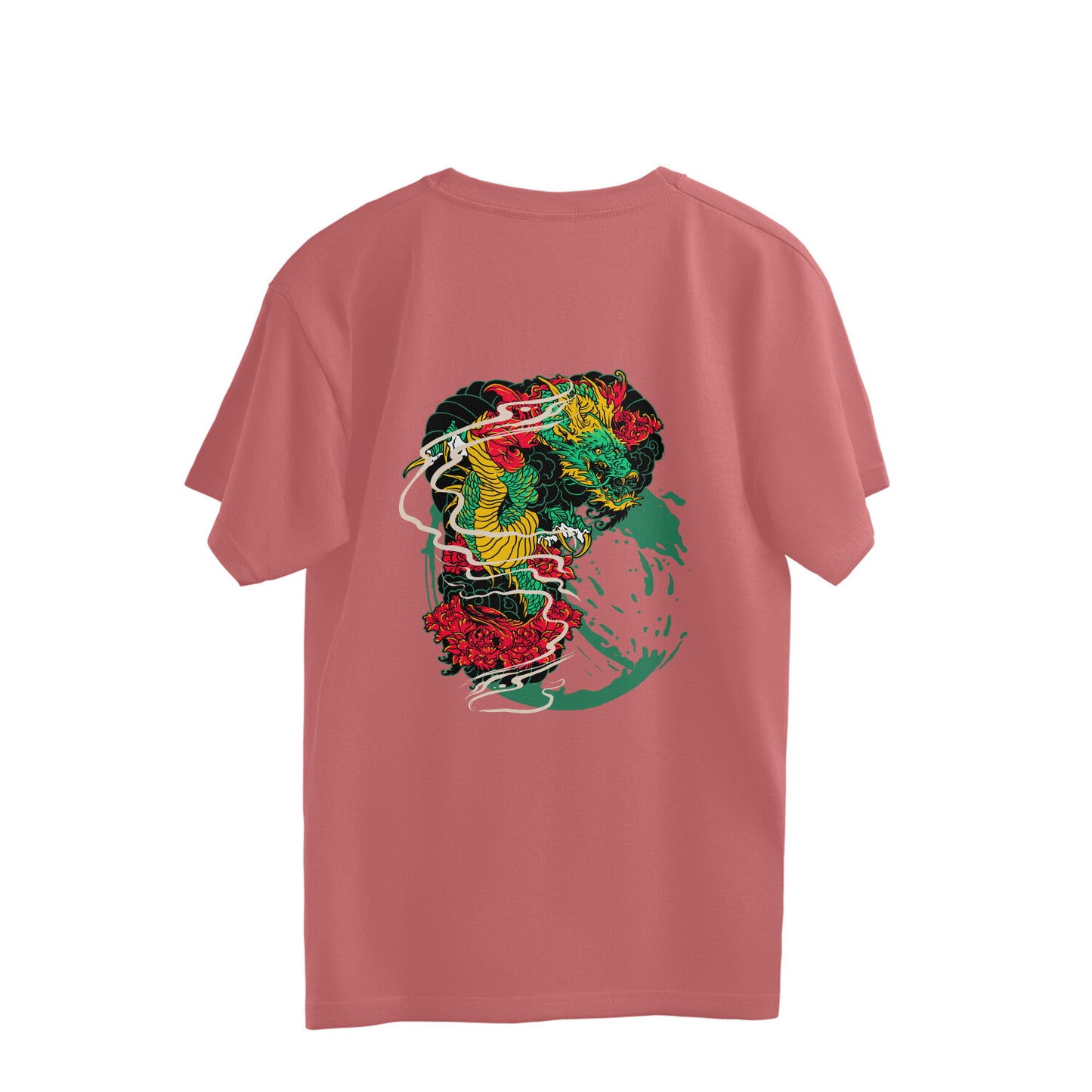 Men's Back Printed Oversized T-shirt