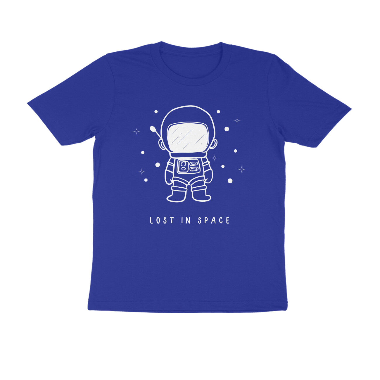 Men's Half Sleeve Round Neck T-Shirt - LOST IN SPACE Printed - arkkart