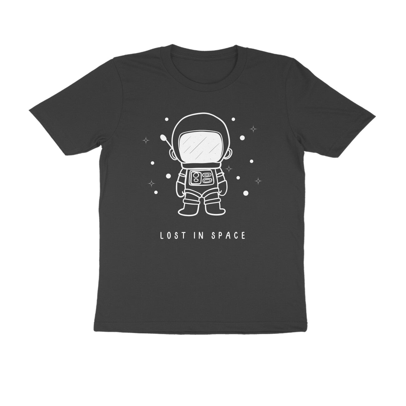 Men's Half Sleeve Round Neck T-Shirt - LOST IN SPACE Printed - arkkart