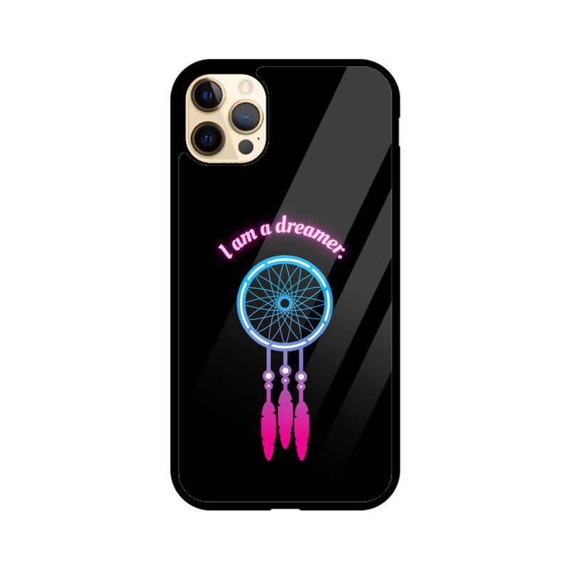 Apple iPhone Glastelefonhülle - Ich bin ein Träumer