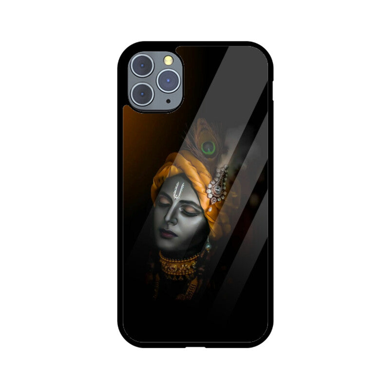 Apple iPhone Glas Handyhülle - Krishna