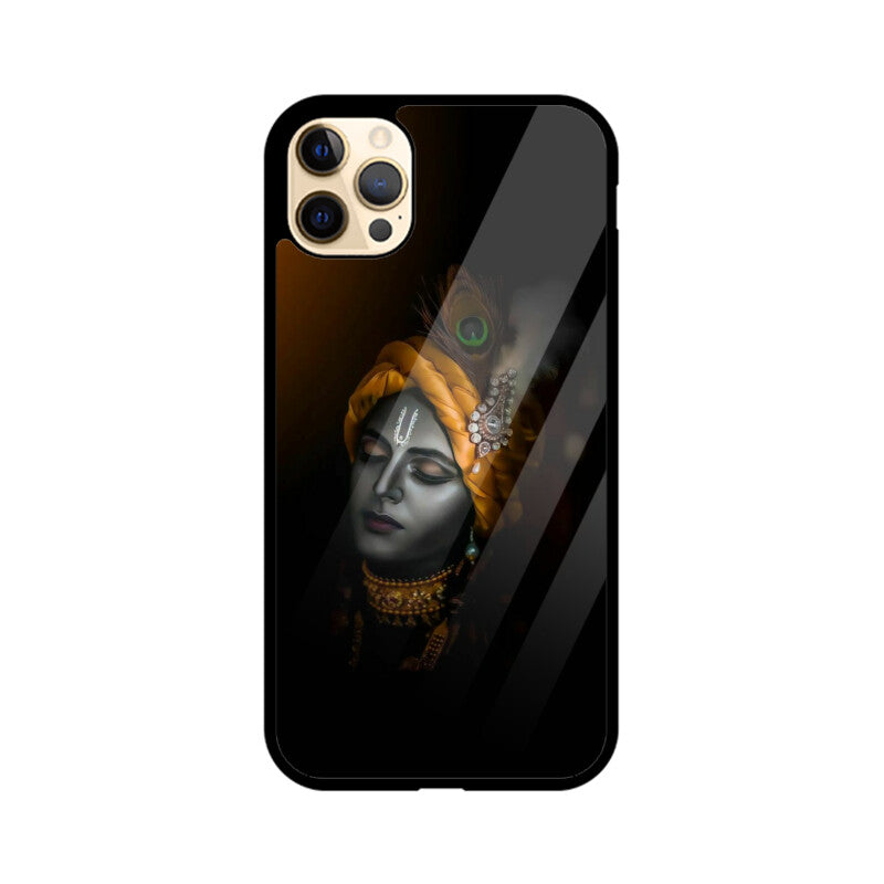 Apple iPhone Glas Handyhülle - Krishna