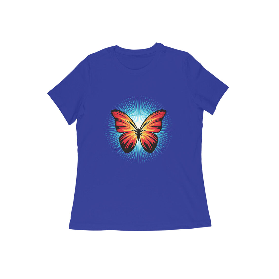 Damen T-Shirt mit Aufdruck „Butterfly“