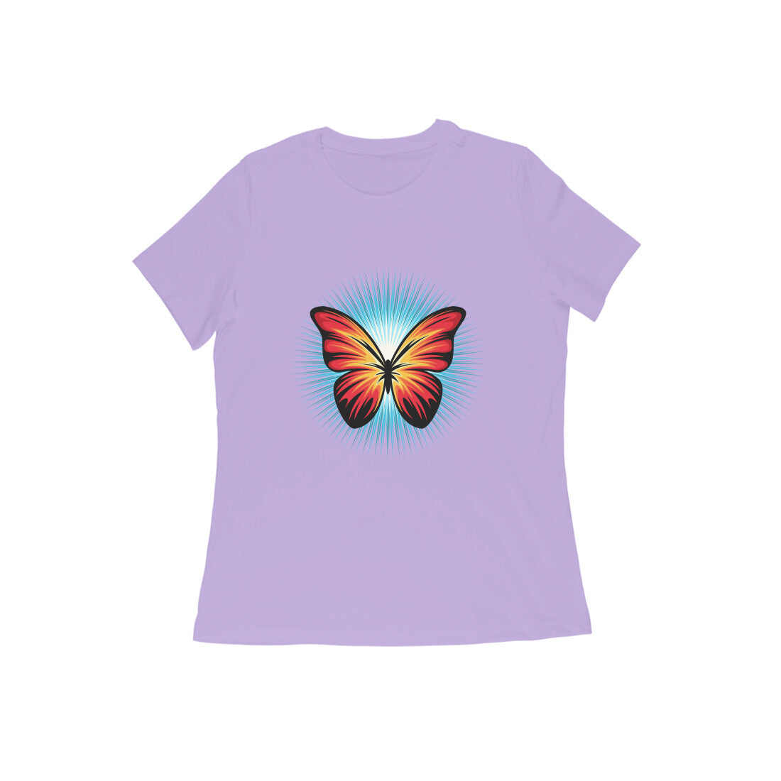 Damen T-Shirt mit Aufdruck „Butterfly“