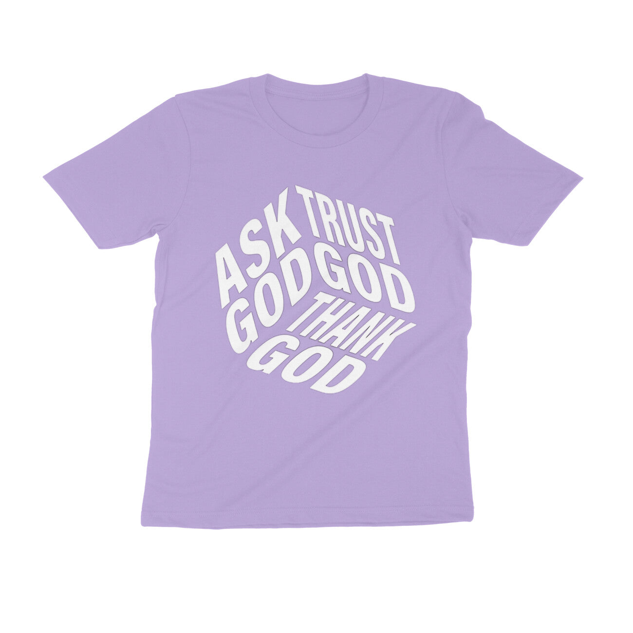 Frag Gott, vertraue Gott und danke Gott - T-Shirt