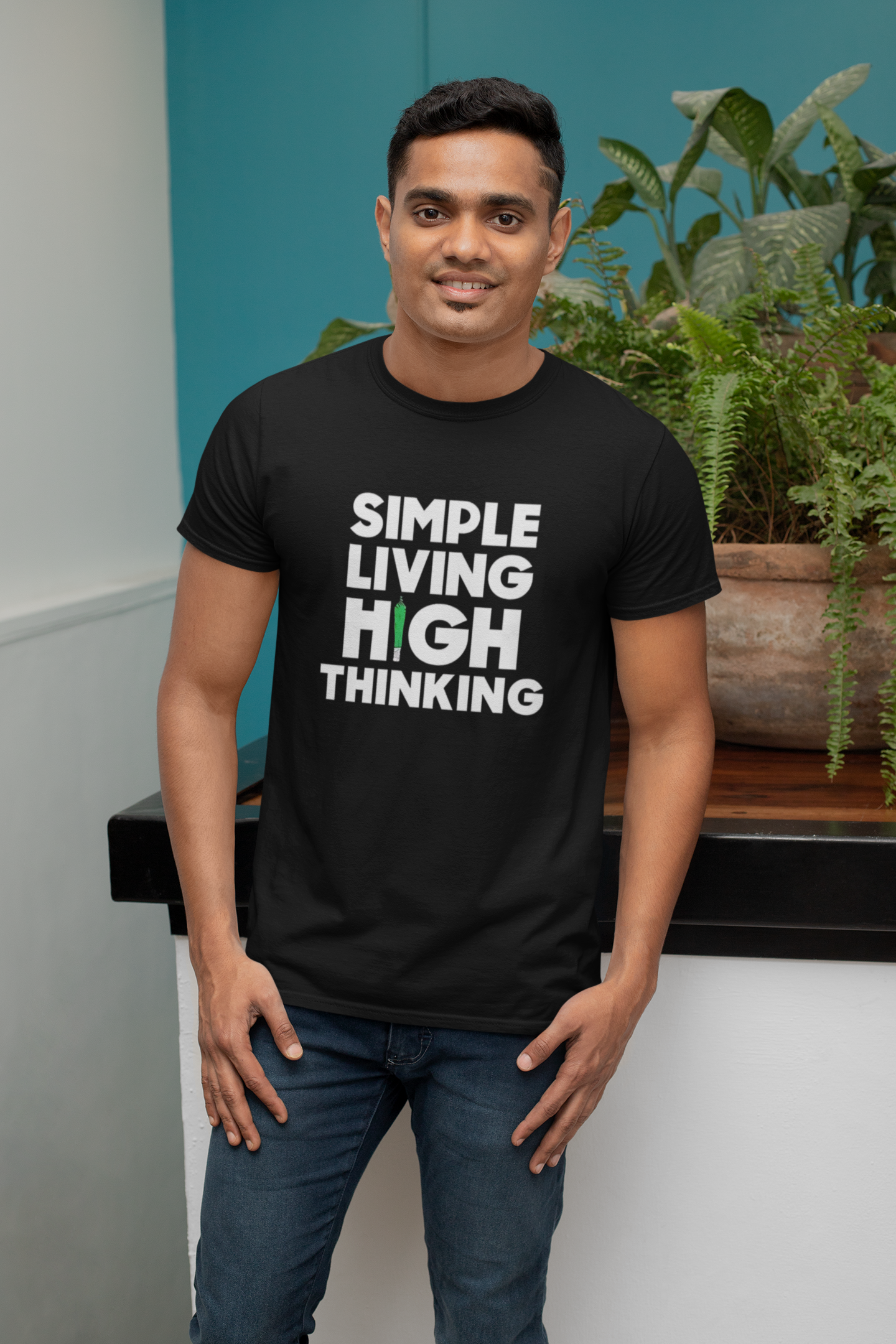 Einfaches Leben, hohes Denken - T-Shirt