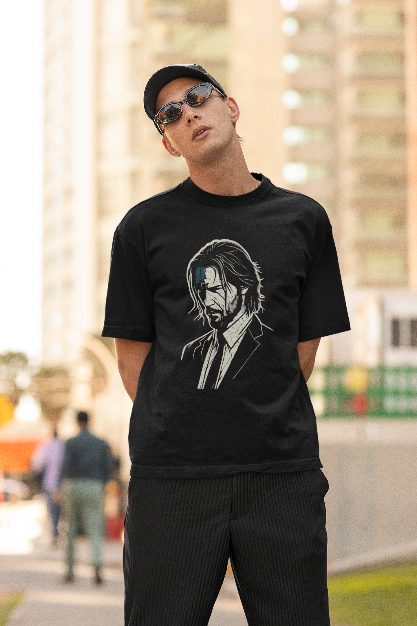 John Wick - Übergroßes T-Shirt