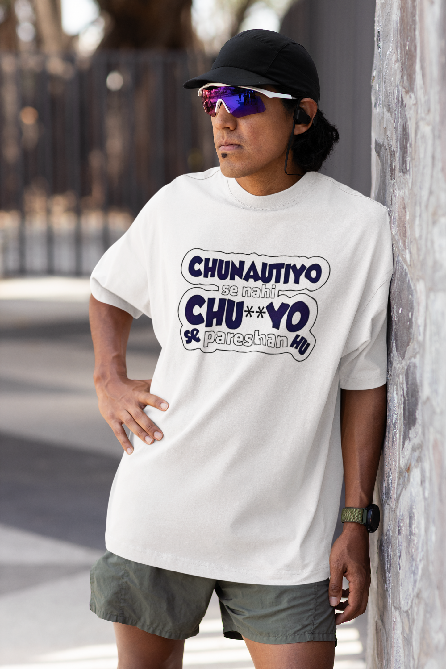Chunautiyo Se Nahi Chu**Yo Se Pareshan Hun - Übergroßes T-Shirt