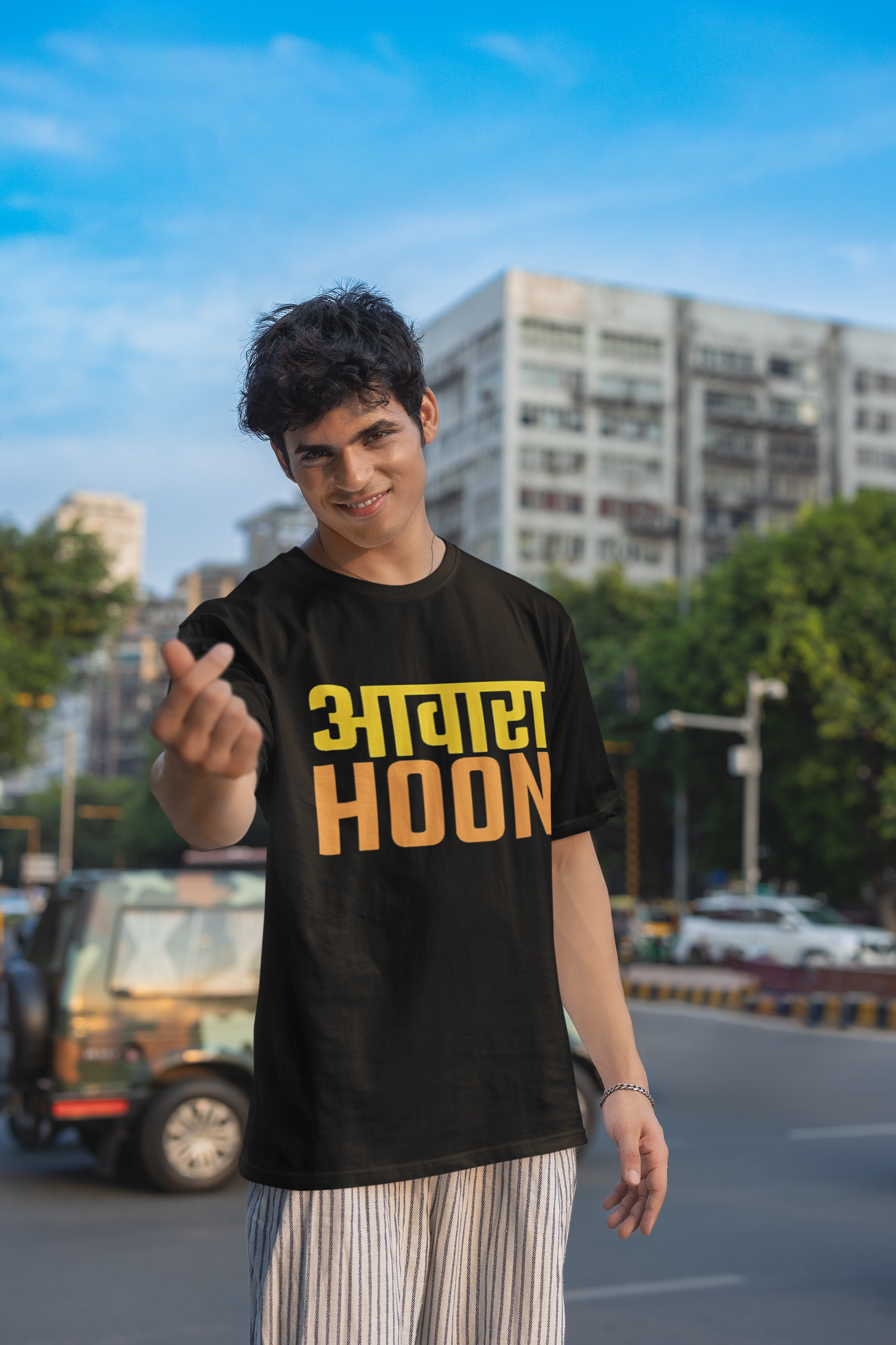 Aawara Hoon – Übergroßes T-Shirt