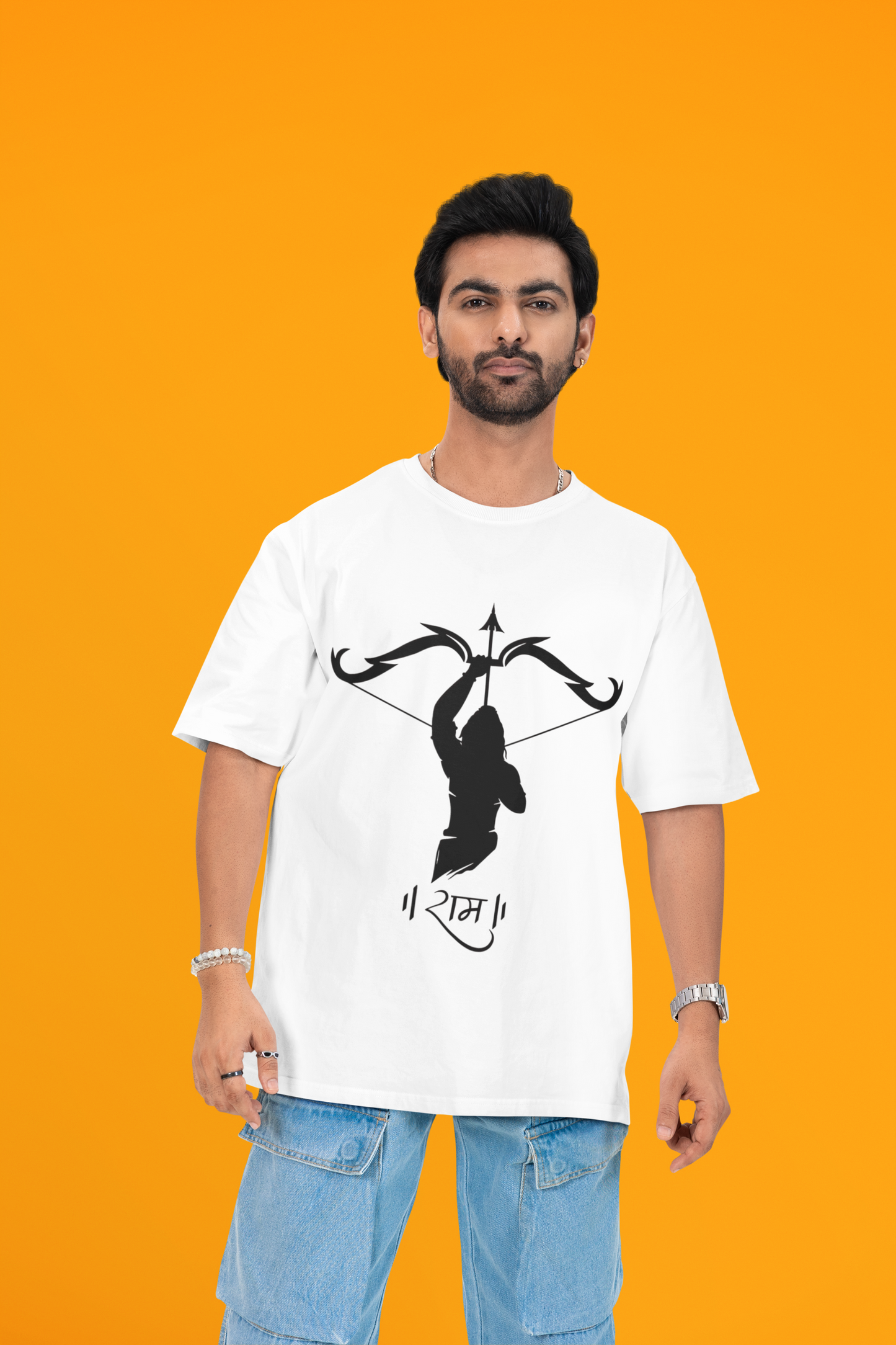 Jai Shree Ram - übergroßes T-Shirt