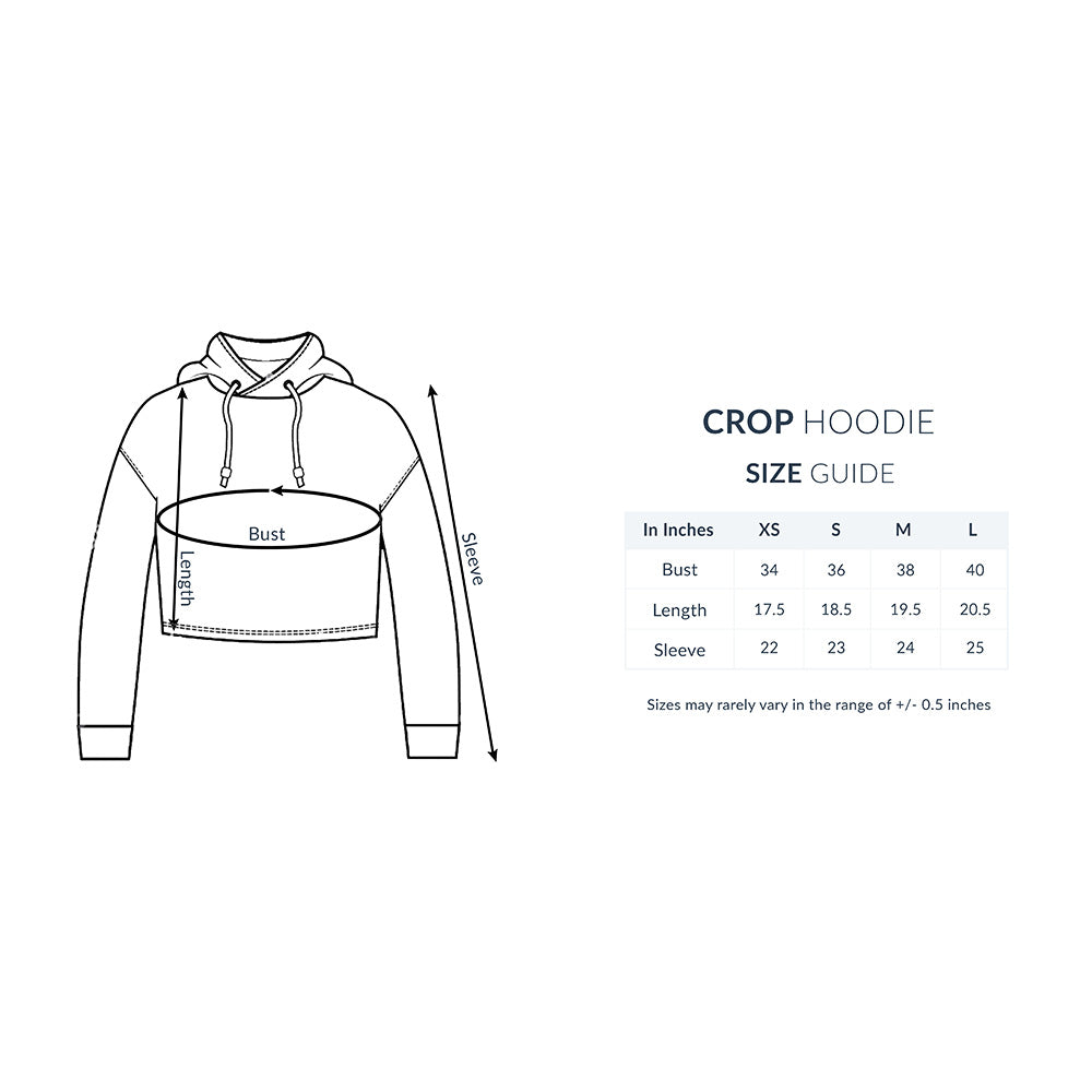 Women's Crop Hoodies - Plain