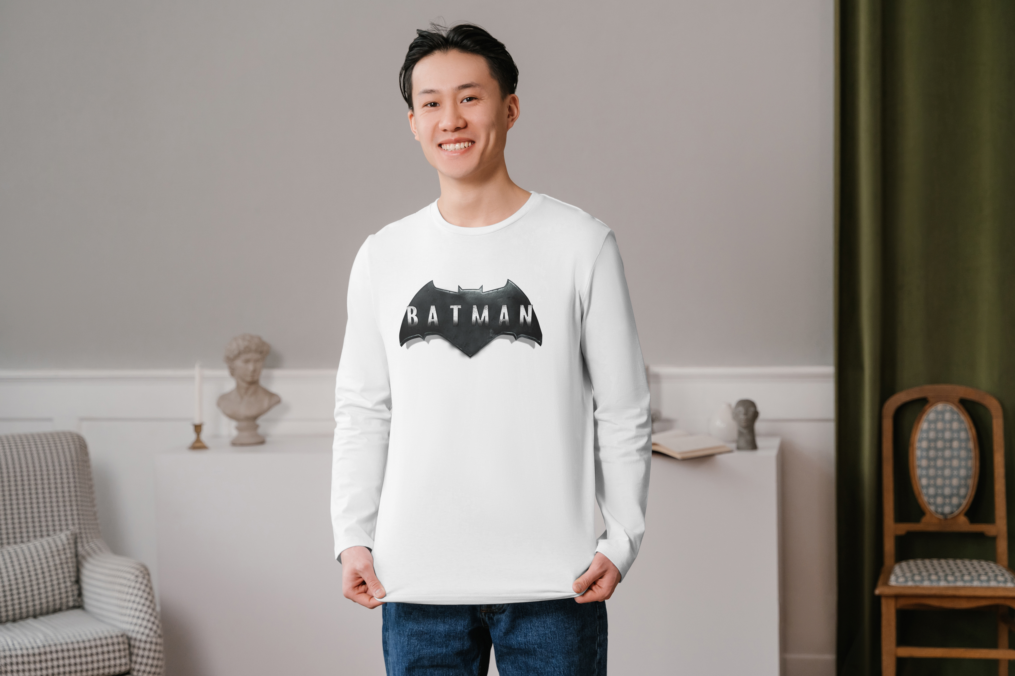 Batman Full Sleeve T-Shirt - arkkart