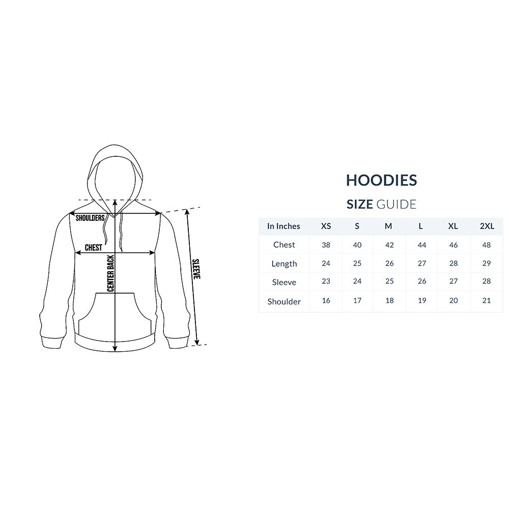 Men's Hoodies - Front & Back Printed