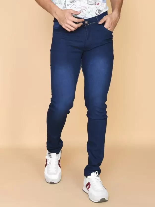 Blue Men's Denim Jeans - arkkart