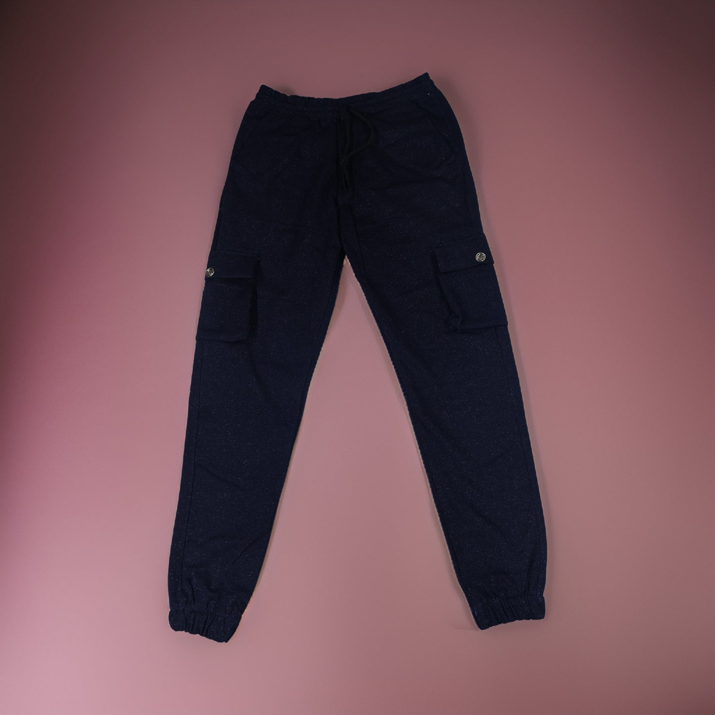 Men Jogger Fit Navy Blue Pant - arkkart