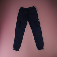 Men Jogger Fit Navy Blue Pant - arkkart