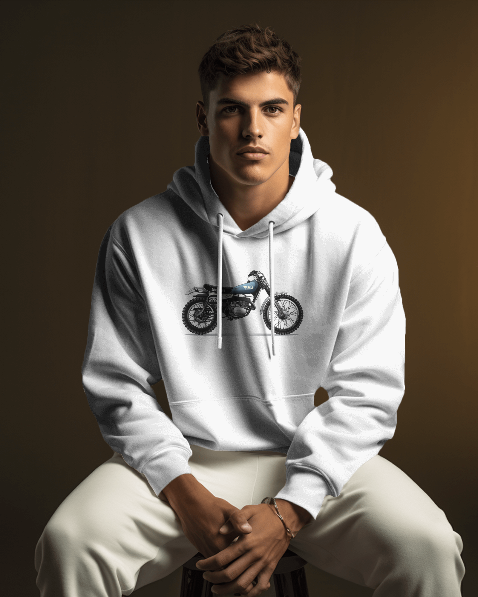 Bike Printed Hoodie - arkkart