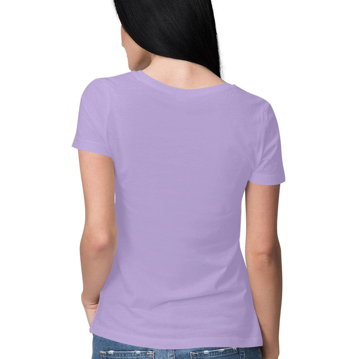 Women's Half Sleeve Round Neck T-Shirt - Super Girl