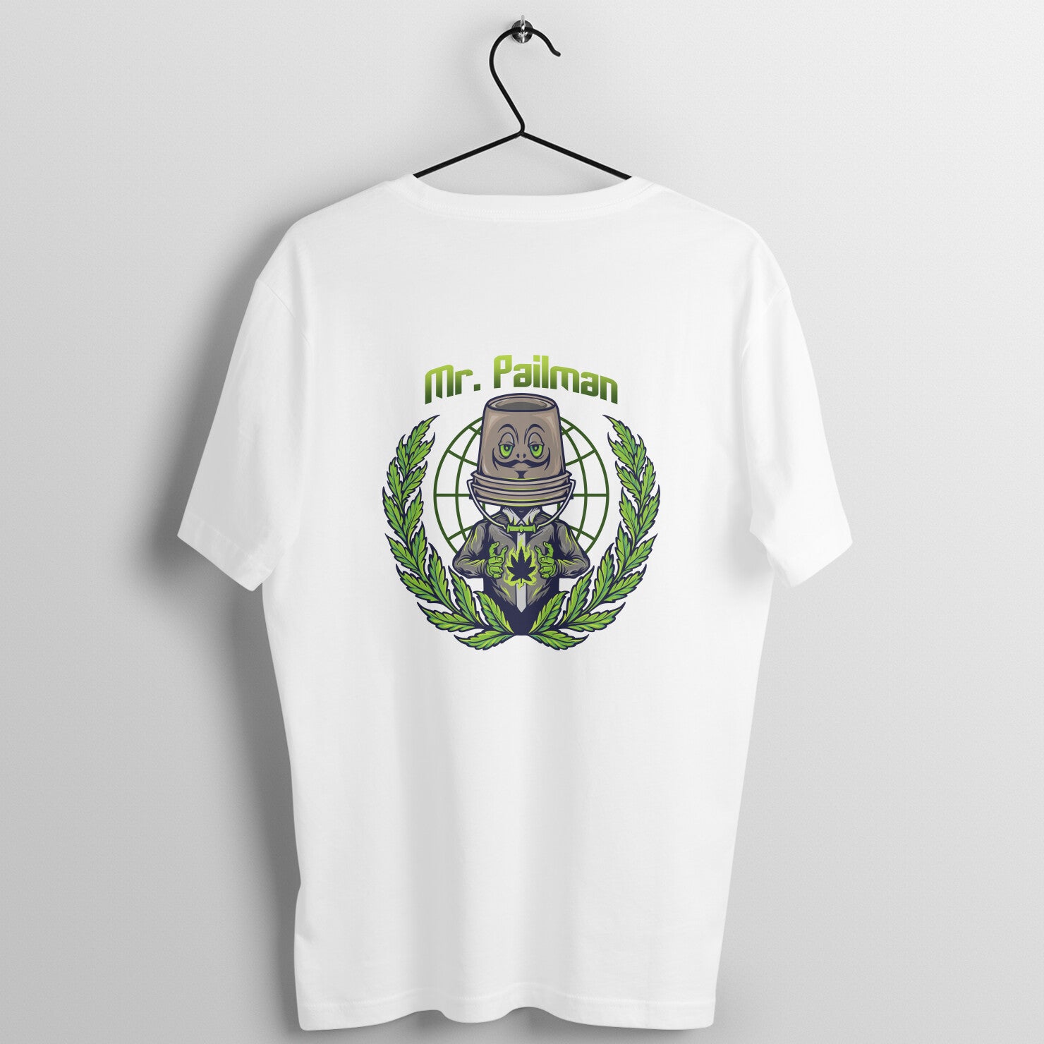 Men's  Back Printed Oversized T-shirt