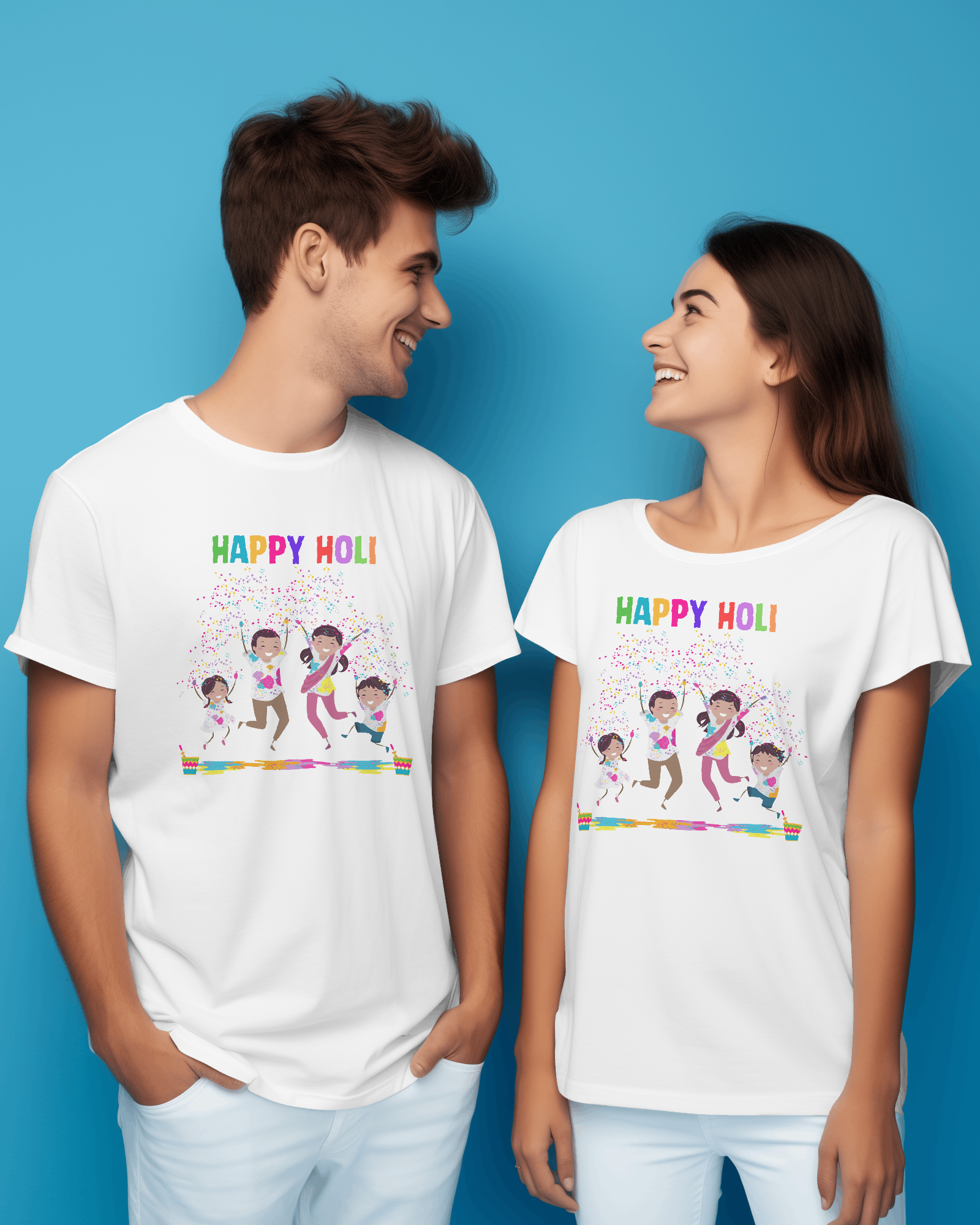 Happy Holi - Unisex T-Shirt - arkkart