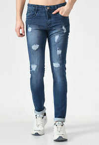 Men's Distressed Jeans - arkkart