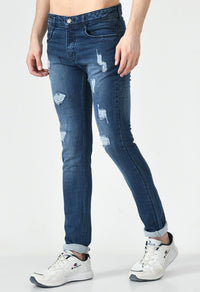 Men's Distressed Jeans - arkkart