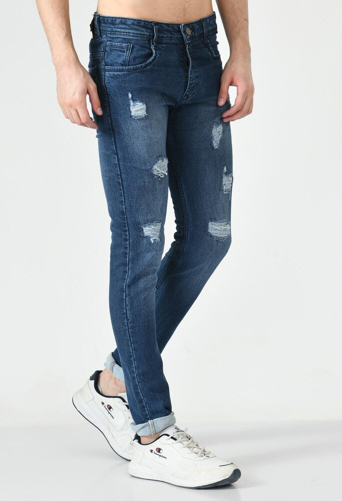 Men's Distressed Jeans - arkkart