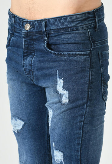 Men's Distressed Jeans - arkkart