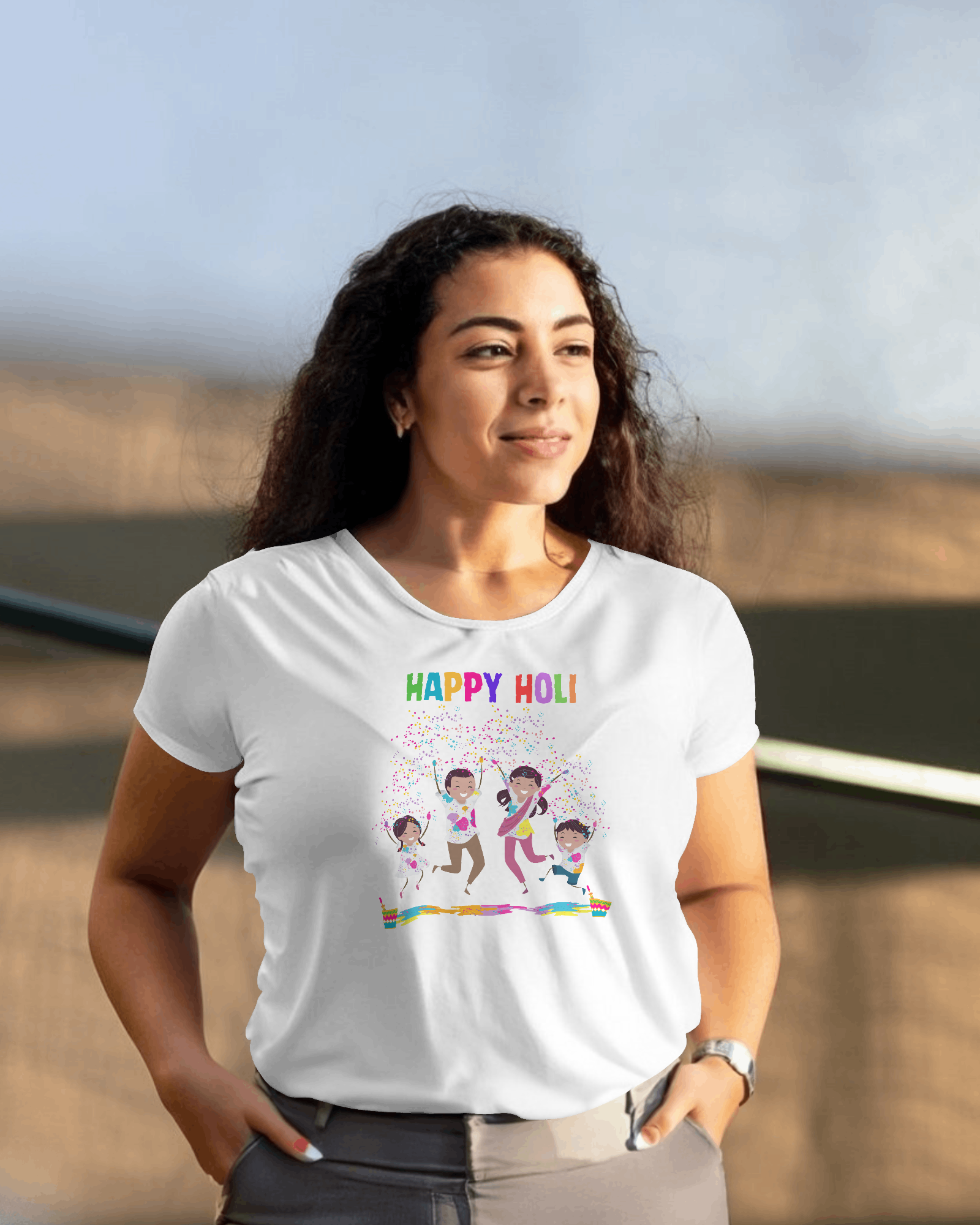 Happy Holi - Unisex T-Shirt - arkkart