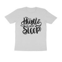 Men's Half Sleeve Round Neck T-Shirt - Hustle Don't Sleep - arkkart