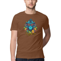 Men's Half Sleeve Round Neck T-Shirt - Monkey Printed - arkkart