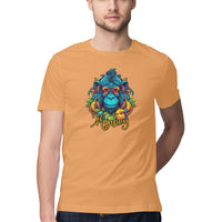 Men's Half Sleeve Round Neck T-Shirt - Monkey Printed - arkkart