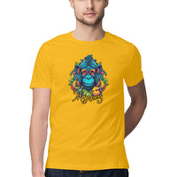 Men's Half Sleeve Round Neck T-Shirt - Monkey Printed - arkkart