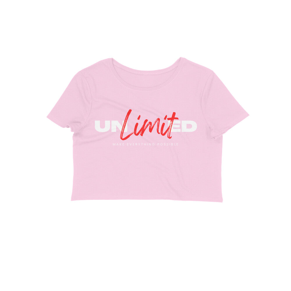 Women's Crop Tops - Unlimited Printed - arkkart