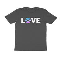 Men's Half Sleeve Round Neck T-Shirt Love Printed - arkkart