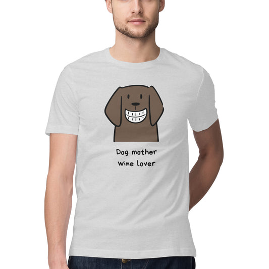Men's Half Sleeve Round Neck T-Shirt - Dog Lover Print