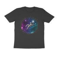 Men's Half Sleeve Round Neck T-Shirt - Astronaut Printed - arkkart