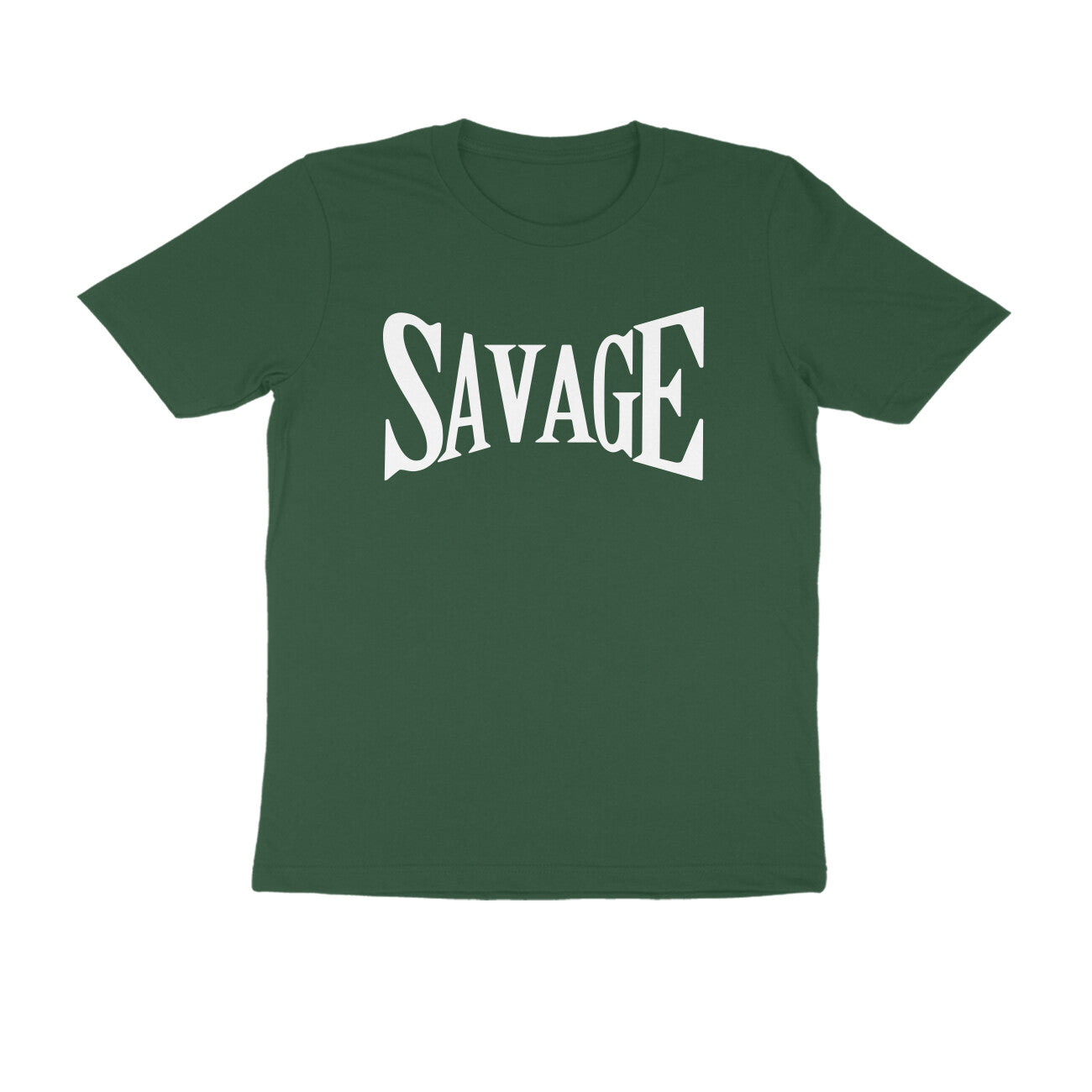 Men's Half Sleeve Round Neck T-Shirt - SAVAGE Printed - arkkart