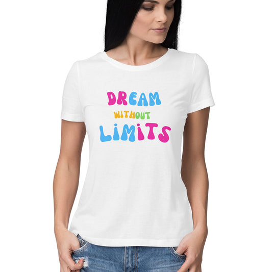 Women's Colorful Motivational Typography T-Shirt