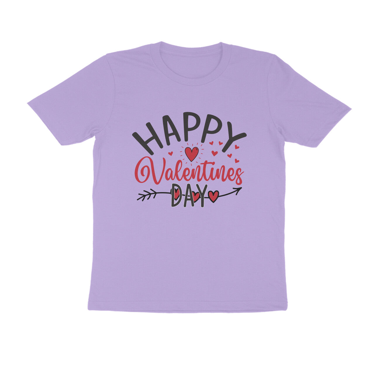 Men's Happy Valentines Day - Half Sleeve Round Neck T-Shirt - arkkart