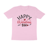 Men's Happy Valentines Day - Half Sleeve Round Neck T-Shirt - arkkart