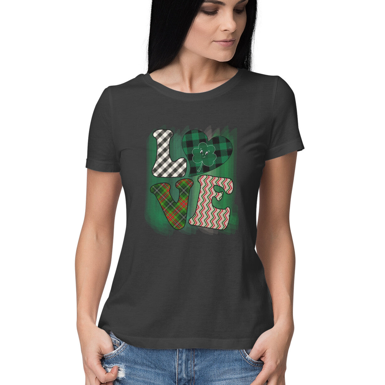 Women's Love - Half Sleeve Round Neck T-Shirt