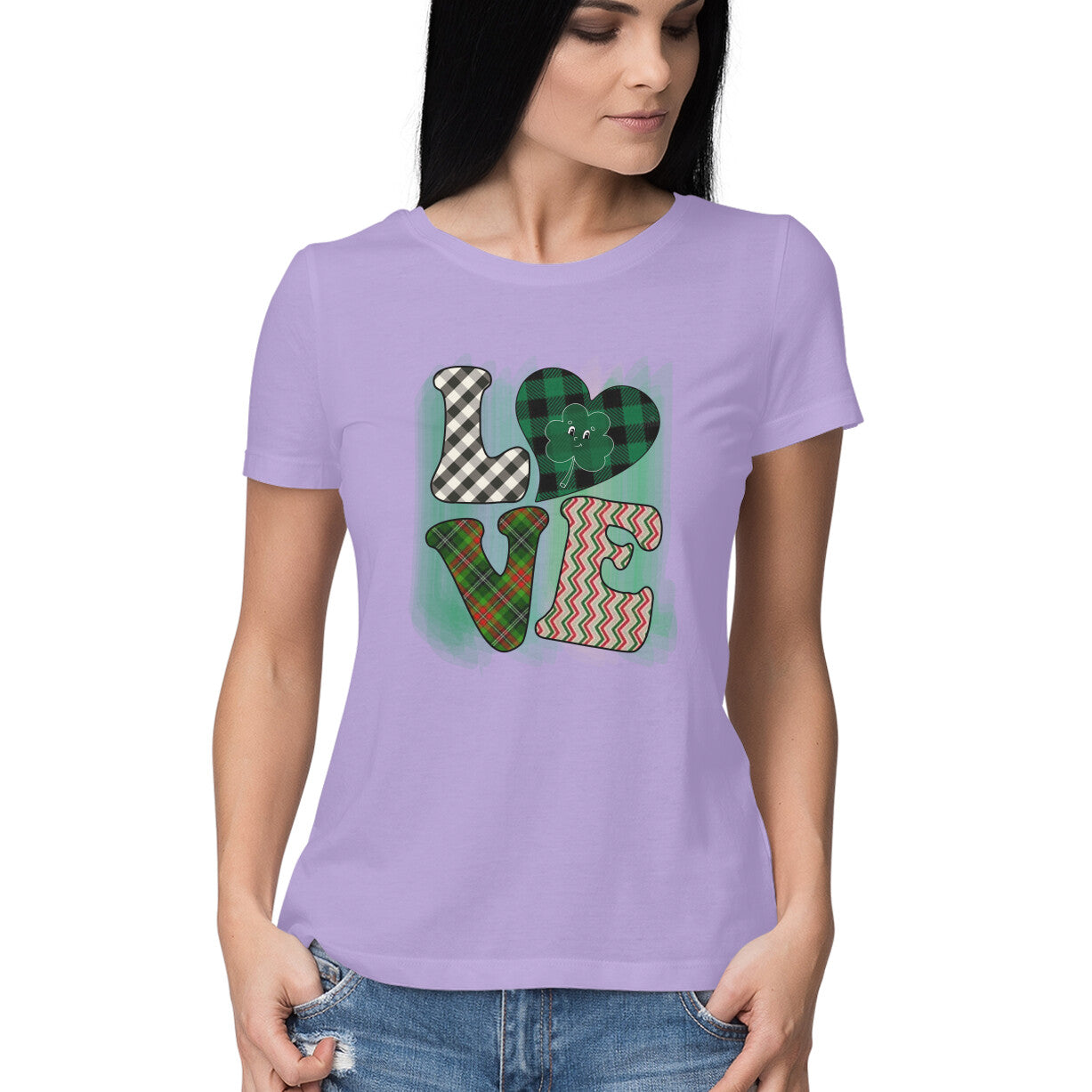 Women's Love - Half Sleeve Round Neck T-Shirt