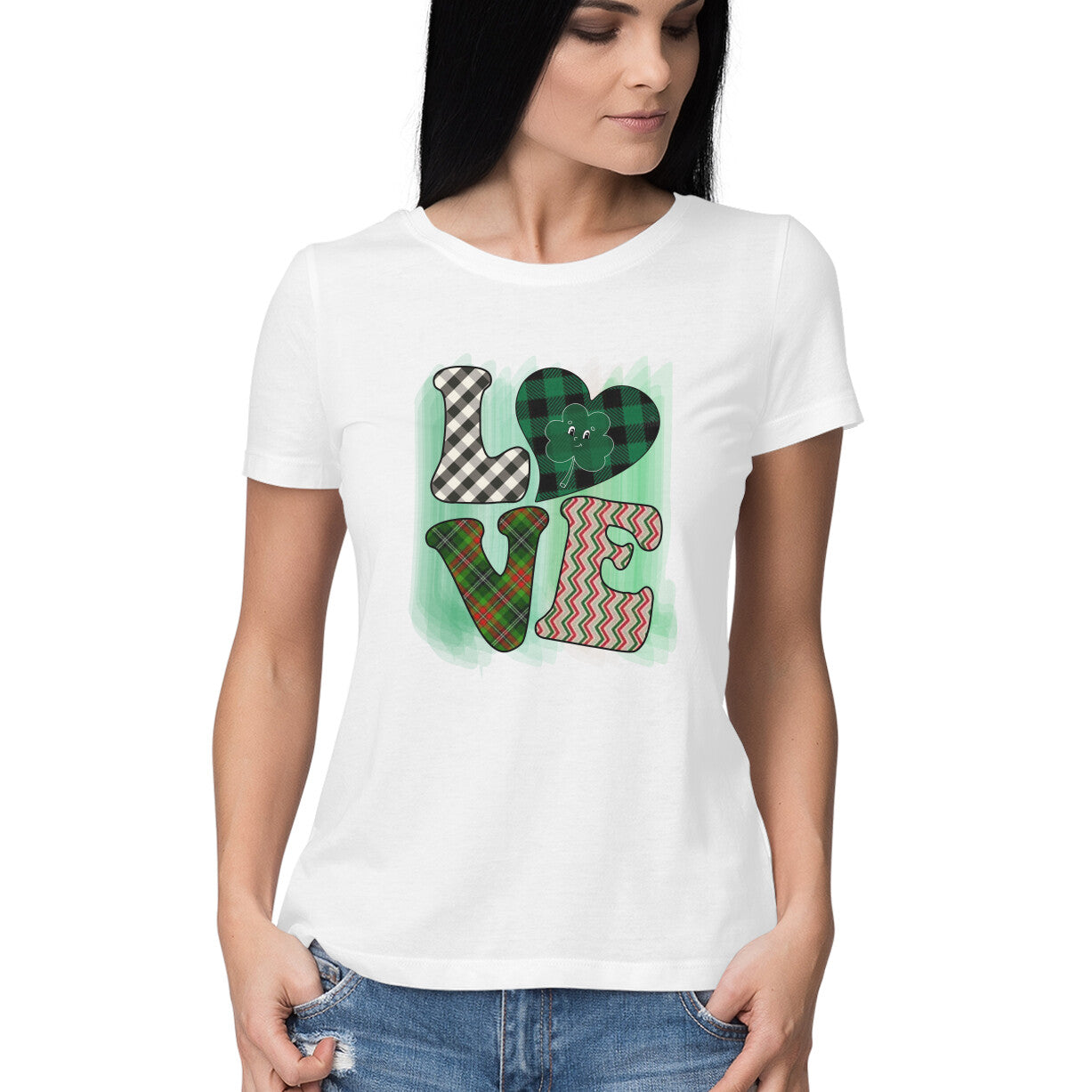 Women's Love - Half Sleeve Round Neck T-Shirt